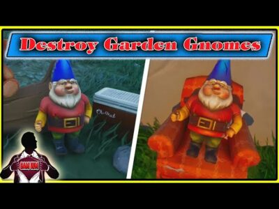 Destroy 3 Garden Gnomes (often found hidden in every zones)